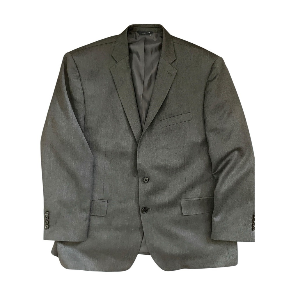 Ralph Lauren Blazer Suit Jacket Mens 48R Grey Wool Sport‎ Coat Business Preppy